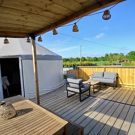 Yourte- Bambou - Climatisee- Les Belles Ouvrieres * Clermont-Creans